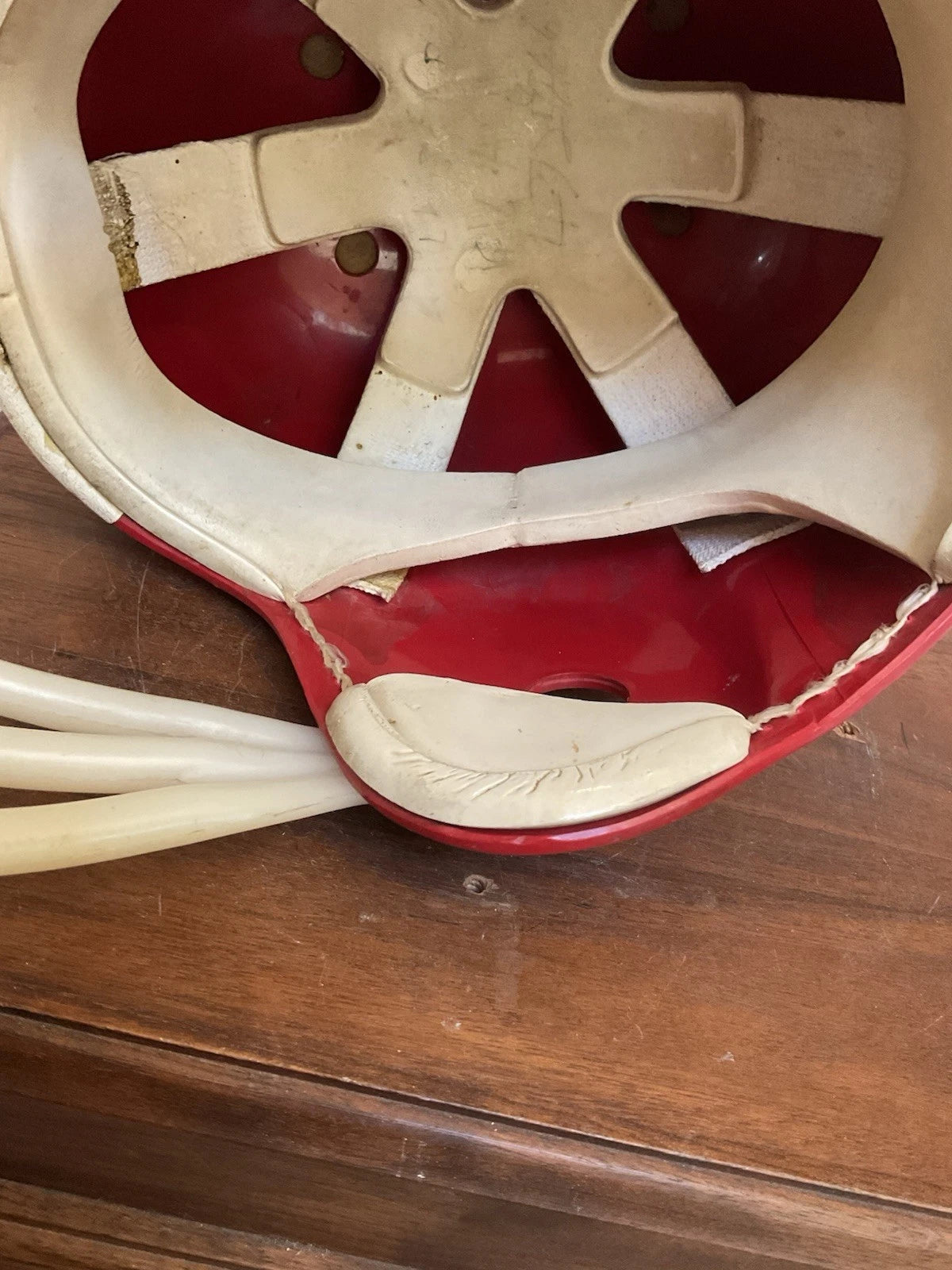 Vintage Original Rawlings Cy-Co-Lite DH-85 Padded Top Large Football Helmet WESTBROOKSPORTSCARDS