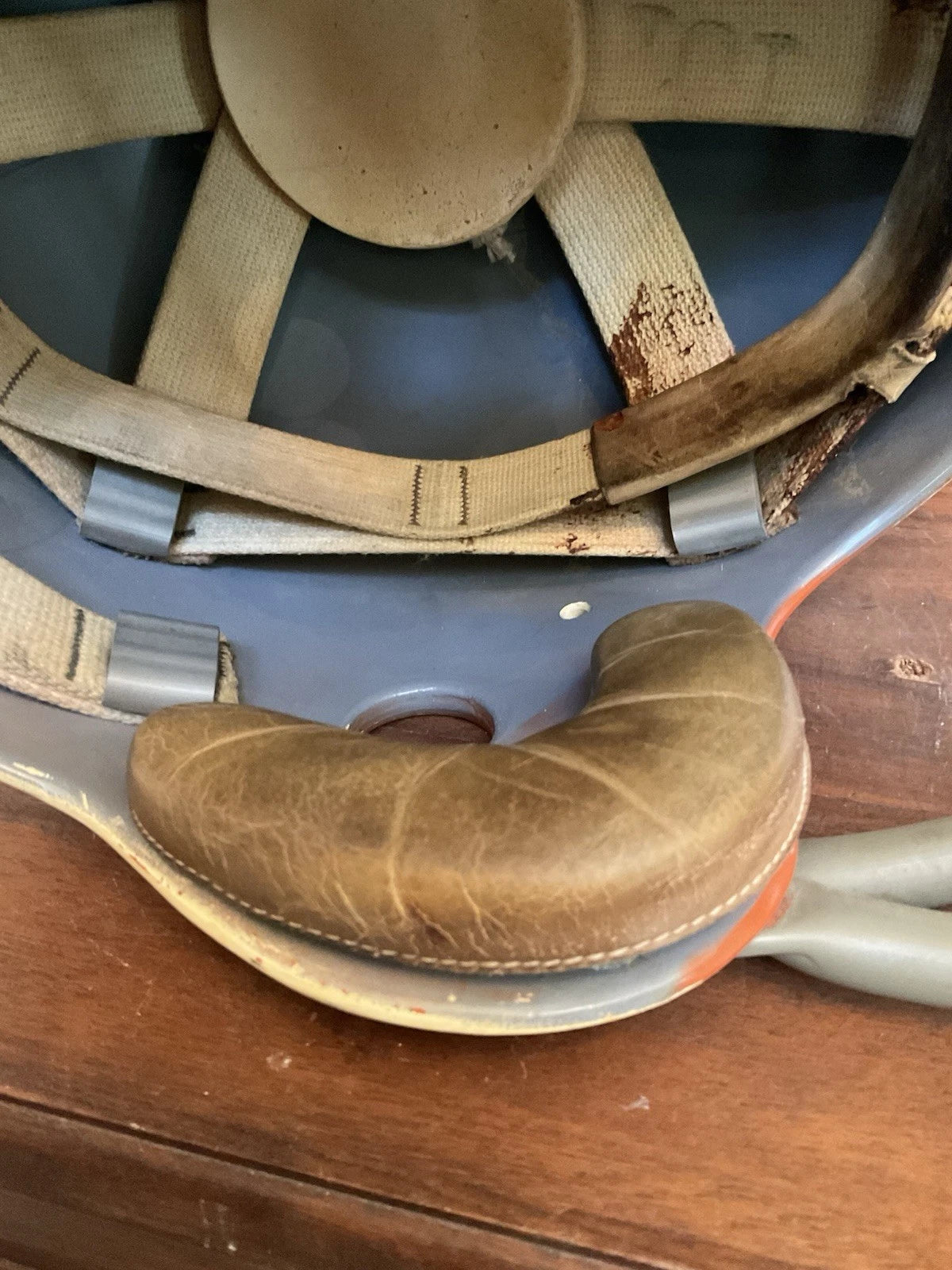 1969 Anderson University Ravens Indiana Game Used Suspension Football Helmet WESTBROOKSPORTSCARDS