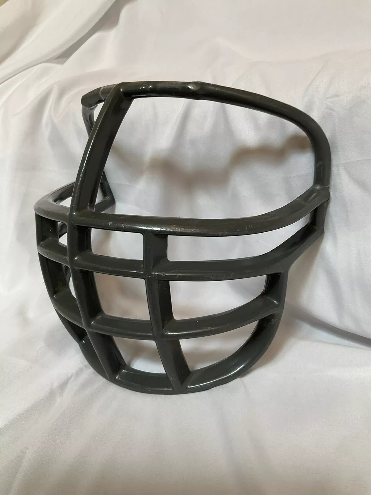 Vintage Gray Riddell 1990s Double Wire Kra-Lite NJOP Football Helmet Facemask  WESTBROOKSPORTSCARDS   