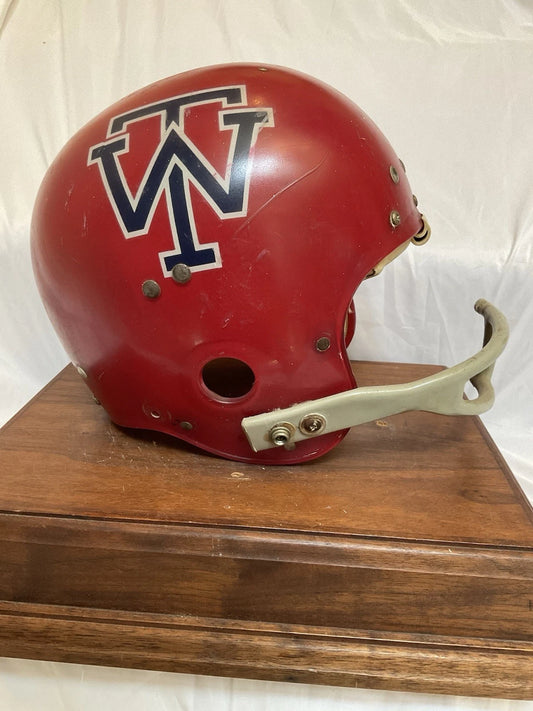 Vintage Clear Shell Wilson F2000 Suspension Football Helmet Size 7 1/4 WESTBROOKSPORTSCARDS