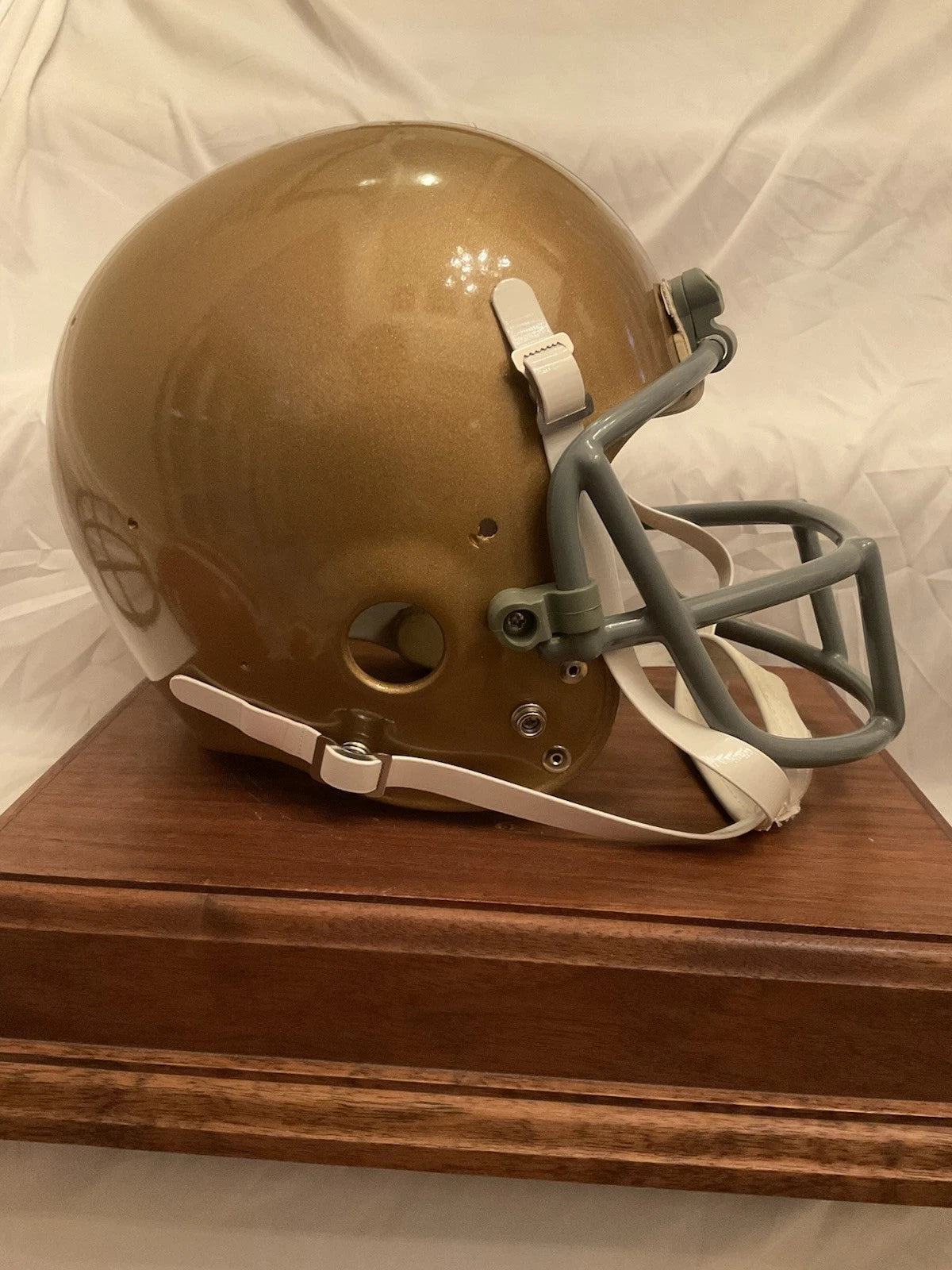 Vintage Riddell PAC Football Helmet Custom 1970s Notre Dame Fighting I – WESTBROOKSPORTSCARDS