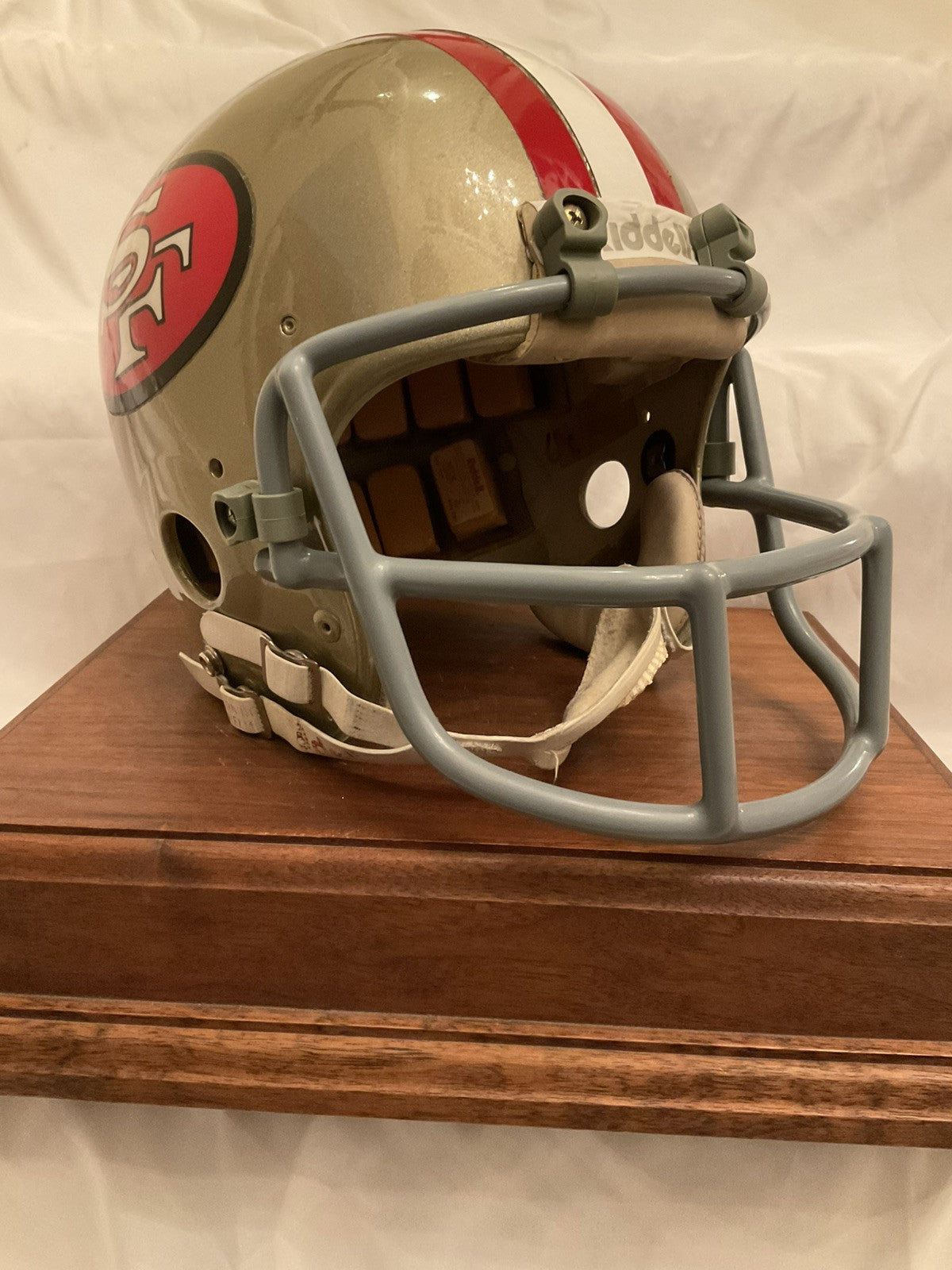 Vintage 1977 Riddell PAC3 Football Helmet San Francisco 49ers OPO Mask WESTBROOKSPORTSCARDS