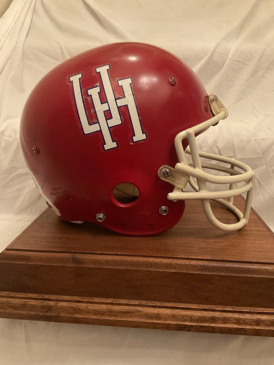 Houston Cougars Rawlings HND-9 Football Helmet Schutt Red Dot OPO-DW Rare WESTBROOKSPORTSCARDS