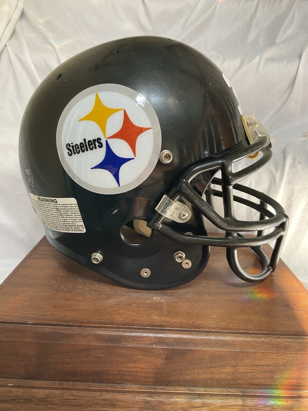 Schutt Air Pittsburgh Steelers Vintage Original Worn Football Helmet