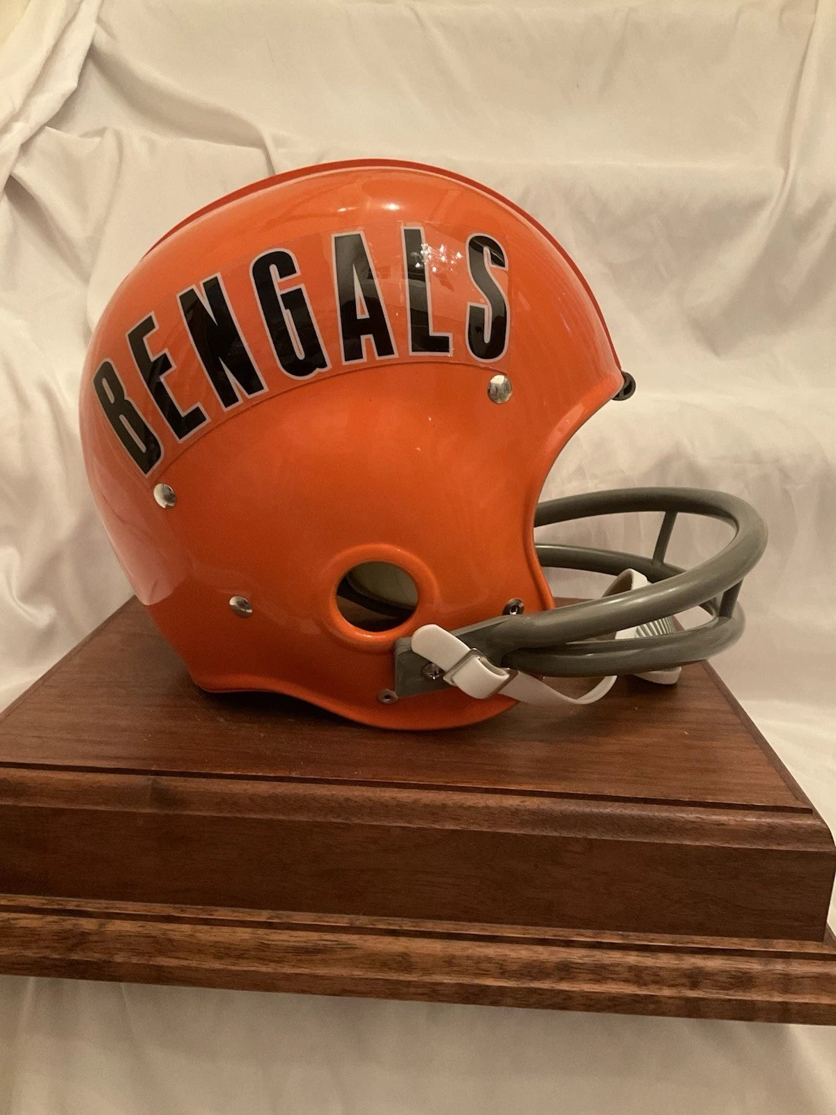 RK2 Style Football Helmet Cincinnati Bengals Custom BD-9 Style Facemask WESTBROOKSPORTSCARDS