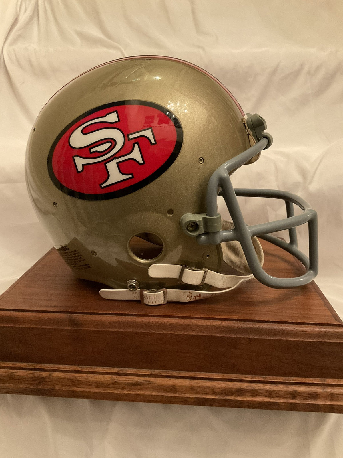 Vintage 1977 Riddell PAC3 Football Helmet San Francisco 49ers OPO Mask WESTBROOKSPORTSCARDS