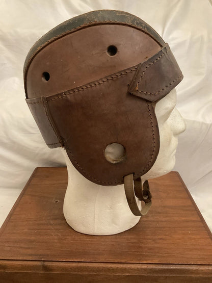 Original McKinnon H225 Authentic Leather Suspension Football Helmet WESTBROOKSPORTSCARDS