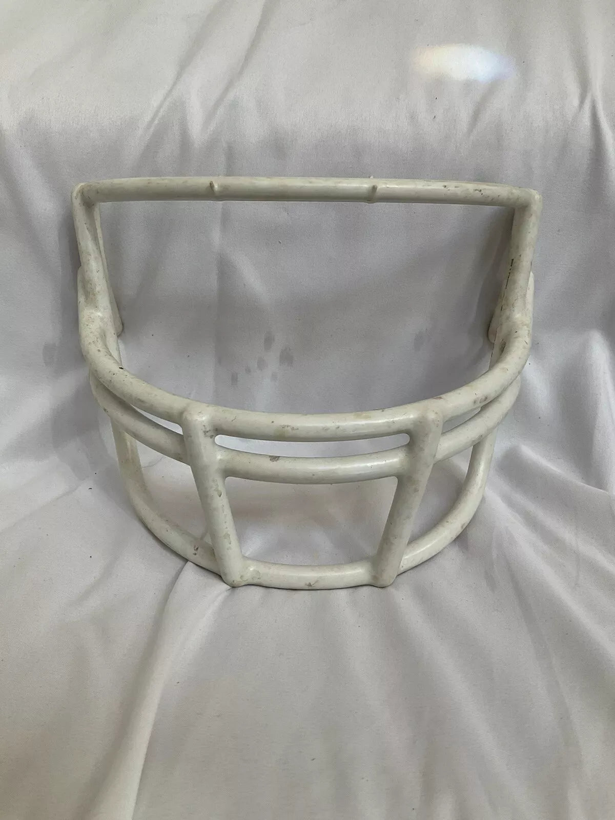 Vintage Original Schutt OPO-DW Large Red Dot White Football Helmet Facemask WESTBROOKSPORTSCARDS