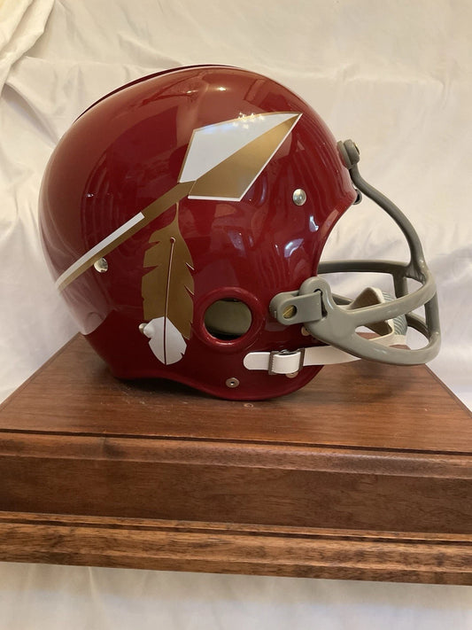 RK2 Style Football Helmet 1969 Washington Redskins Spear Cardinal Color DG-120