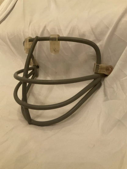 Original Vintage Riddell NJOP Football Helmet Gray Face Mask Fits TK Helmets! WESTBROOKSPORTSCARDS