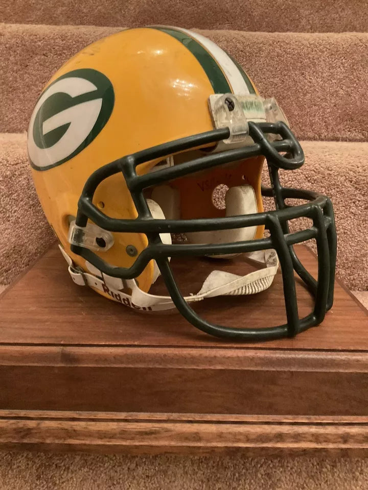 2002 Green Bay Packers RIddell VSR-4 Football Helmet Vintage Game Used WESTBROOKSPORTSCARDS