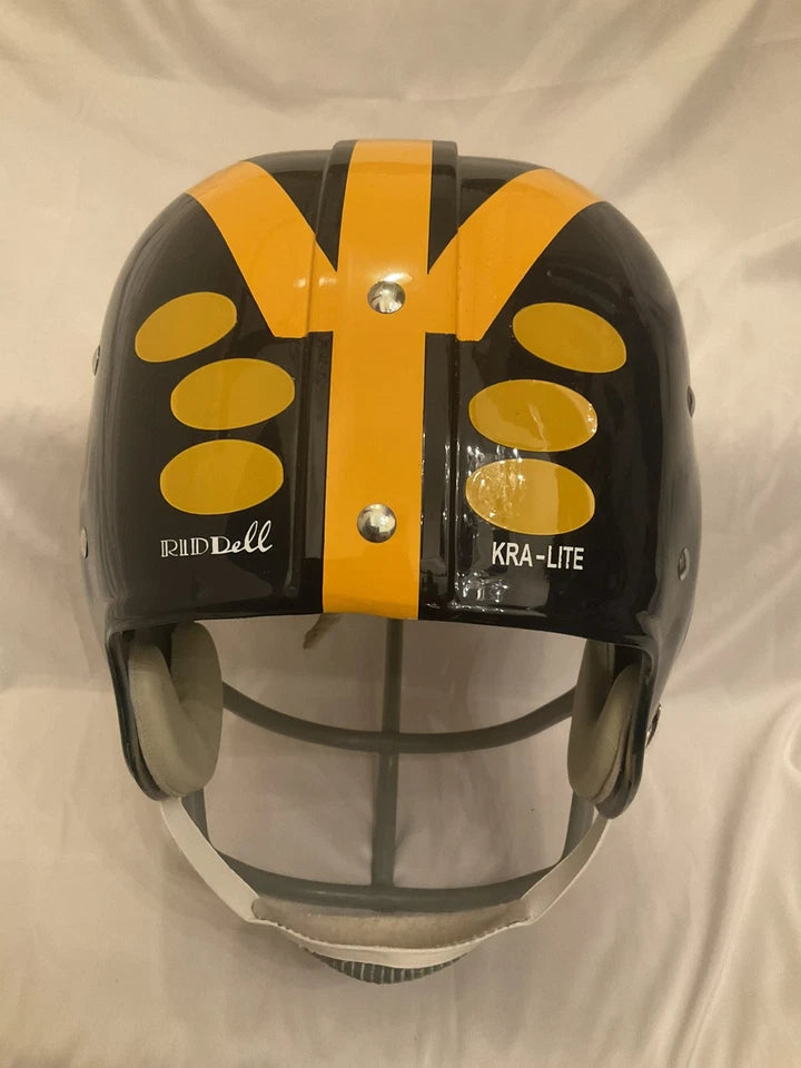 RK2 Husky Vintage Style Suspension Football Helmet Michigan Wolverines Dierdorf WESTBROOKSPORTSCARDS