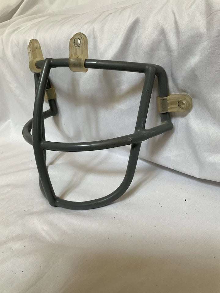 Vintage Riddell NOP Dark Gray Football Helmet Face Mask With Clips Rare! WESTBROOKSPORTSCARDS