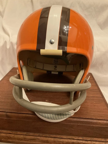 Original Riddell 1973 Kra-Lite TK2 Game Football Helmet Cleveland Browns WESTBROOKSPORTSCARDS
