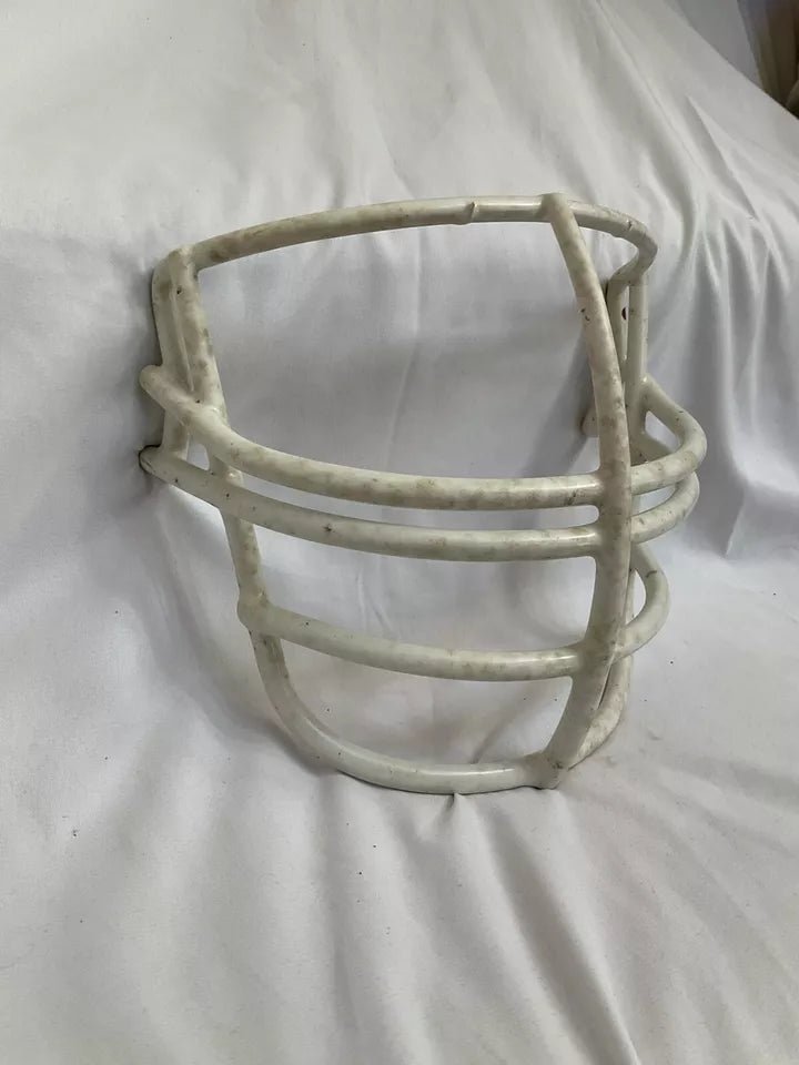 Vintage Original Schutt NJOP-DW Large Red Dot White Football Helmet Facemask WESTBROOKSPORTSCARDS