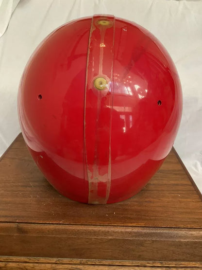 Vintage Medium Red Riddell ACE-1 Football Helmet Kansas City Chiefs Project? WESTBROOKSPORTSCARDS