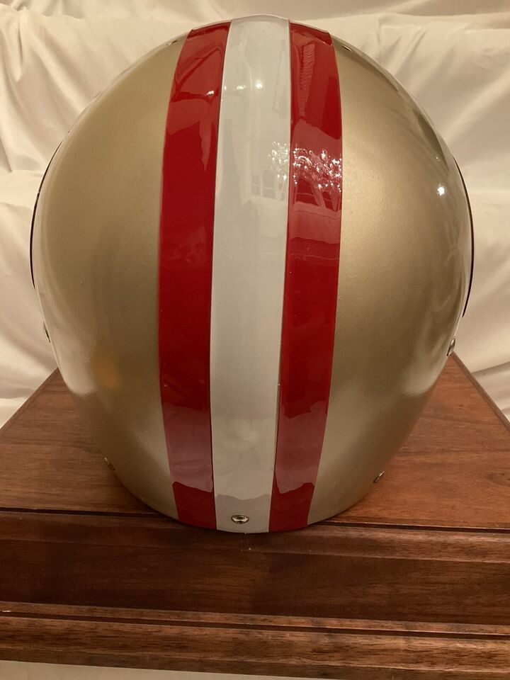 Wilson F-2013 Football Helmet Custom San Francisco 49ers 1973 RIDDell BD-9  WESTBROOKSPORTSCARDS   