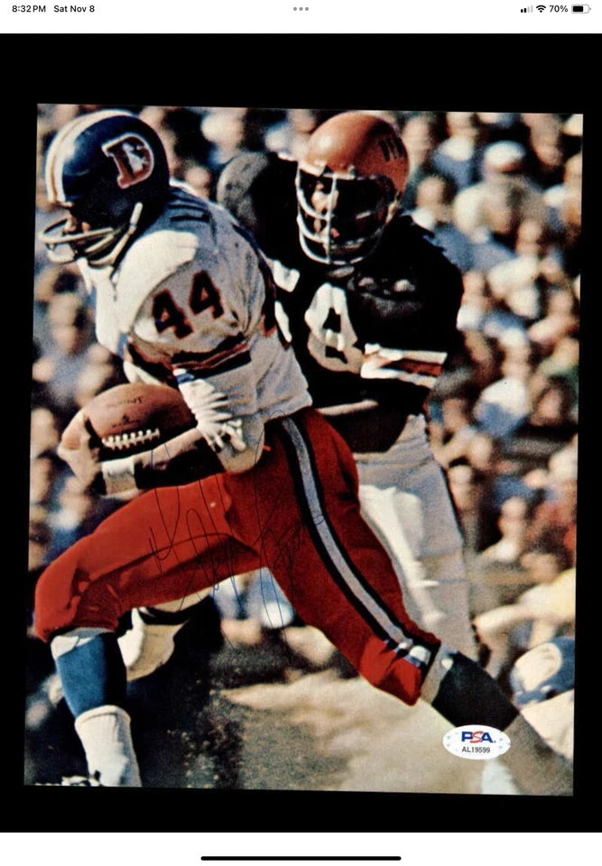 TK2 Style Suspension Football Helmet Custom Denver Broncos Floyd Little Sports Mem, Cards & Fan Shop:Autographs-Original:Football-NFL:Helmets WESTBROOKSPORTSCARDS