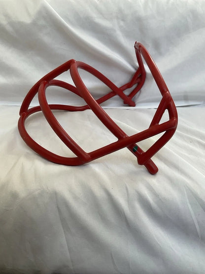 Vintage Red Schutt 1969 JOP Green Dot Football Helmet Facemask - RARE WESTBROOKSPORTSCARDS