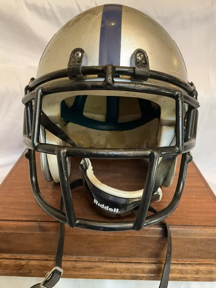 Schutt Air Nevada Battle Born Football Helmet Vintage Game Used  WESTBROOKSPORTSCARDS   