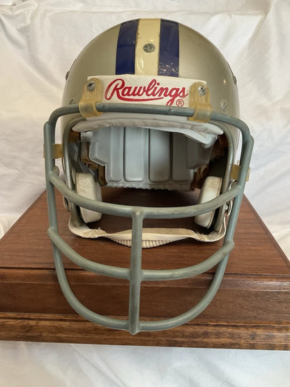 Dallas Cowboys Rare Game Used Rawlings RTS Football Helmet Schutt Red Dot JOP WESTBROOKSPORTSCARDS