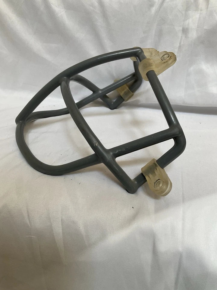 Vintage Riddell NOP Dark Gray Football Helmet Face Mask With Clips Rare! WESTBROOKSPORTSCARDS