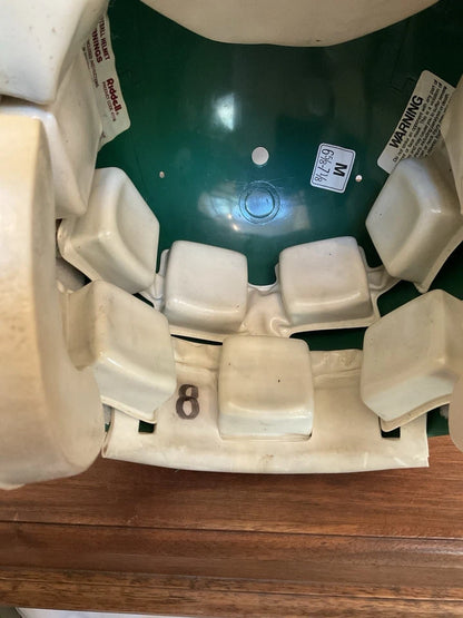 Vintage Riddell VSR-3 Football Helmet Philadelphia Eagles Game Used 1988 WESTBROOKSPORTSCARDS
