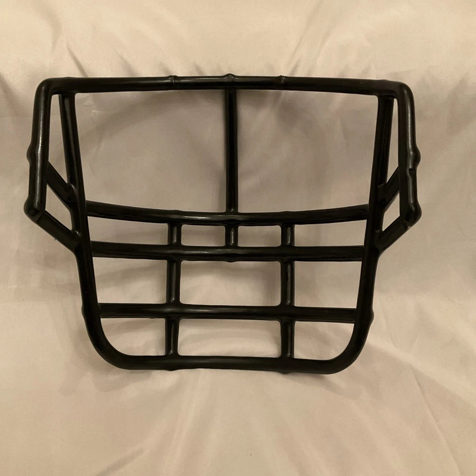 Vintage Riddell 1980s NJOP Football Helmet Lineman Black 3-Dot Facemask USFL WESTBROOKSPORTSCARDS