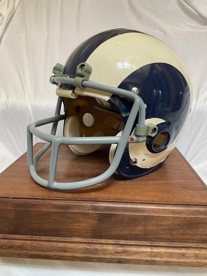 Los Angeles Rams Riddell Throwback TK Game Football Helmet 1971 Painted Horns WESTBROOKSPORTSCARDS