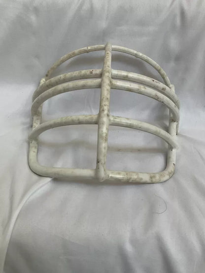 Vintage Original Schutt NJOP-DW Large Red Dot White Football Helmet Facemask WESTBROOKSPORTSCARDS