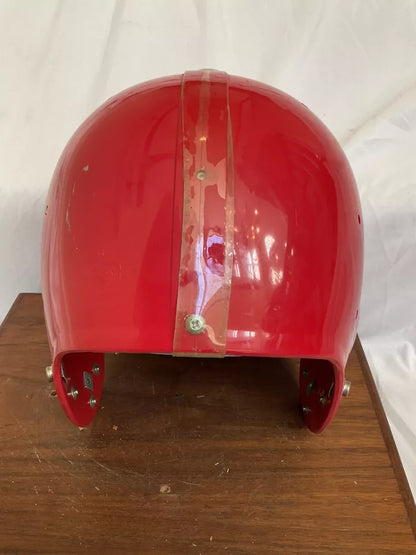 Vintage Medium Red Riddell ACE-1 Football Helmet Kansas City Chiefs Project? WESTBROOKSPORTSCARDS