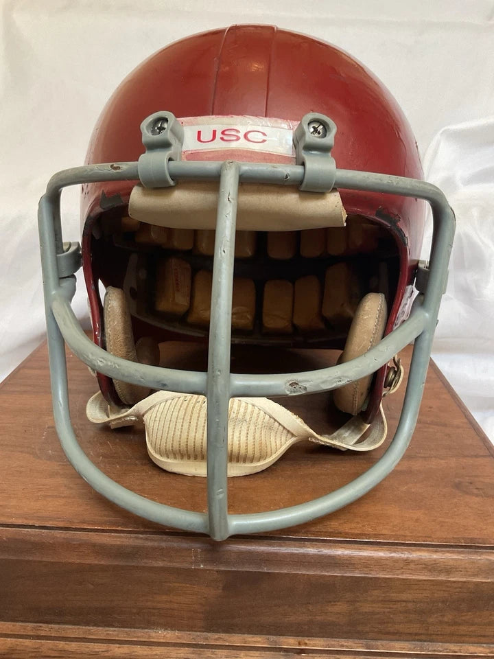 1974 USC Trojans Authentic Game Used Riddell Kra-Lite Football Helmet Schutt NOP WESTBROOKSPORTSCARDS