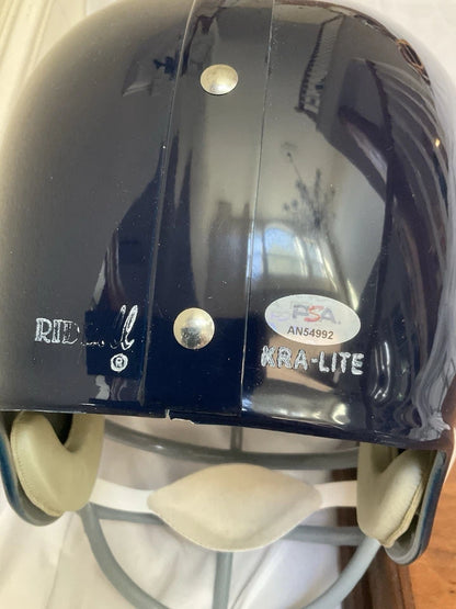 Riddell Kra-Lite RK2 Football Helmet Los Angeles Rams Deacon Jones Autographed WESTBROOKSPORTSCARDS