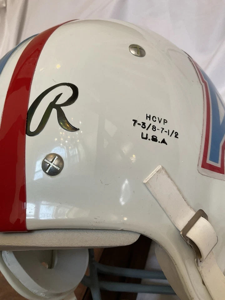 Authentic Vintage Houston Oilers Rare Rawlings HCVP HND-9 Football Helmet 1980