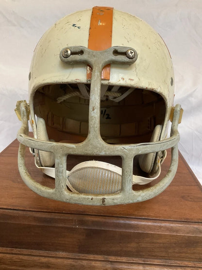 Vintage 1970s Riddell Kra-Lite TK2 Game Used Tennessee Football Helmet WESTBROOKSPORTSCARDS