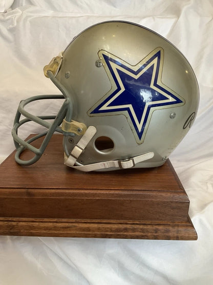 Dallas Cowboys Rare Game Used Rawlings RTS Football Helmet Schutt Red Dot JOP WESTBROOKSPORTSCARDS