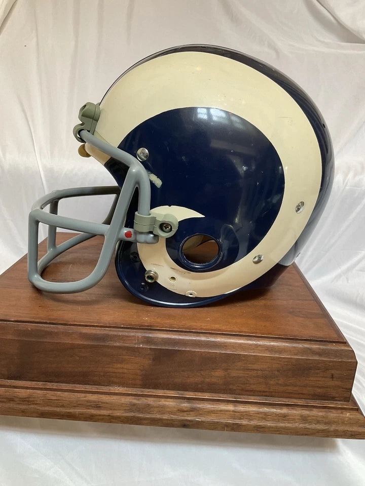 Los Angeles Rams Riddell Throwback TK Game Football Helmet 1971 Painted Horns WESTBROOKSPORTSCARDS
