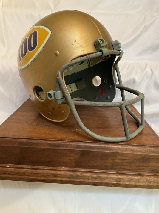 Vintage 1960s Game Used Suspension Football Helmet - Washington Huskies?