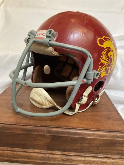 1974 USC Trojans Authentic Game Used Riddell Kra-Lite Football Helmet Schutt NOP WESTBROOKSPORTSCARDS