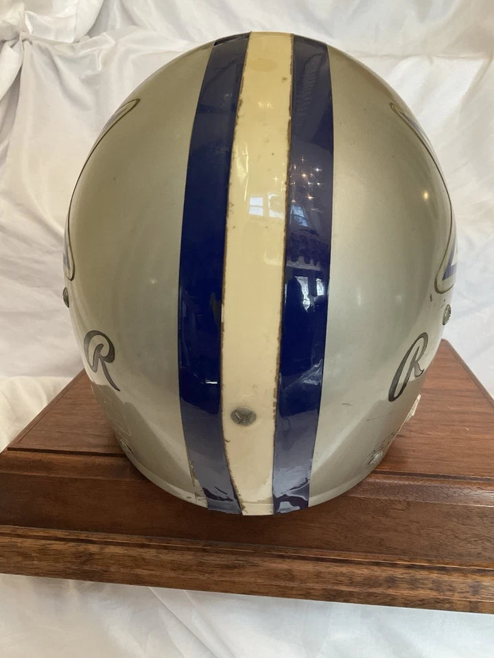 Dallas Cowboys Rare Game Used Rawlings RTS Football Helmet Schutt Red Dot JOP WESTBROOKSPORTSCARDS