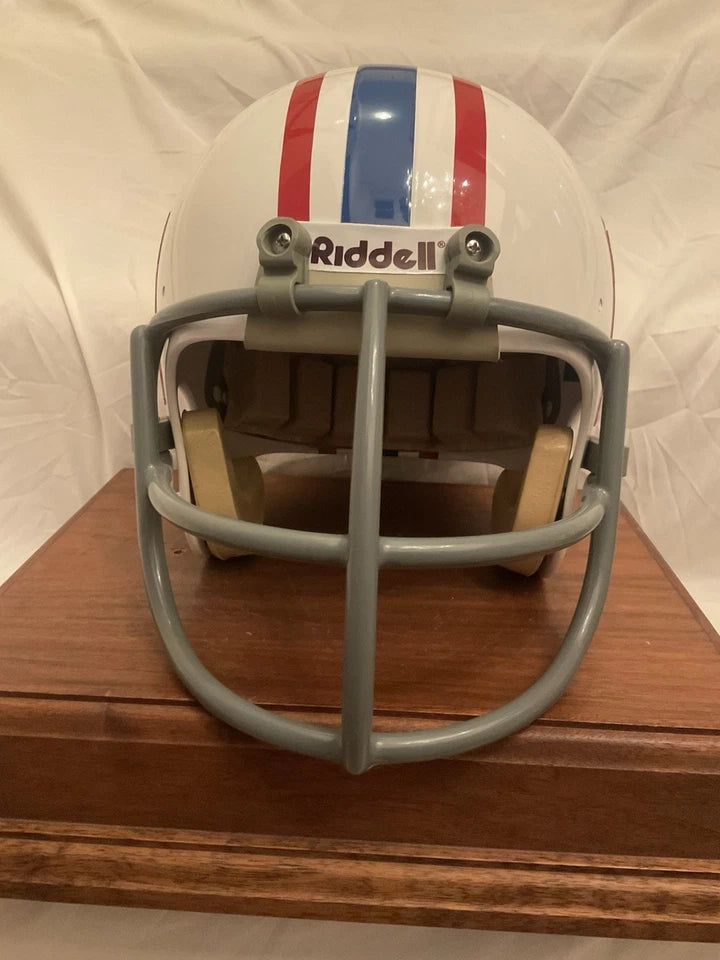 Vintage Riddell PAC Football Helmet Custom 1970s Houston Oilers Earl Campbell WESTBROOKSPORTSCARDS