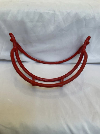 Vintage Red Schutt 1969 OPO Green Dot Football Helmet Facemask - RARE WESTBROOKSPORTSCARDS