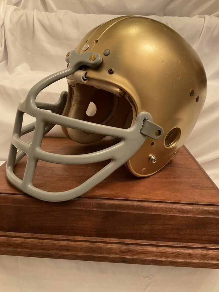 Vintage 1970s Wilson Football Helmet Notre Dame Fighting Irish Ross Browner  WESTBROOKSPORTSCARDS   