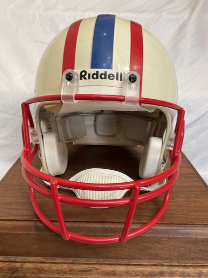 Vintage Riddell VSR-1 Football Helmet Houston Oilers Warren Moon Autographed WESTBROOKSPORTSCARDS