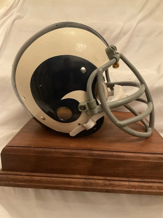 Los Angeles Rams Riddell Throwback TK Game Football Helmet 1971 Painted Horns WESTBROOKSPORTSCARDS