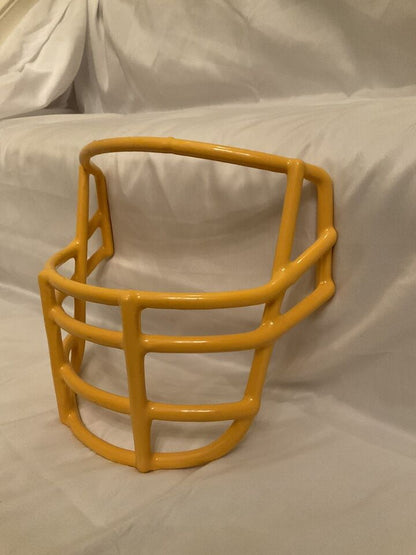 Vintage Riddell 1980 JOP-DW Football Helmet Yellow Gold 3-Dot Size Facemask USFL  WESTBROOKSPORTSCARDS   