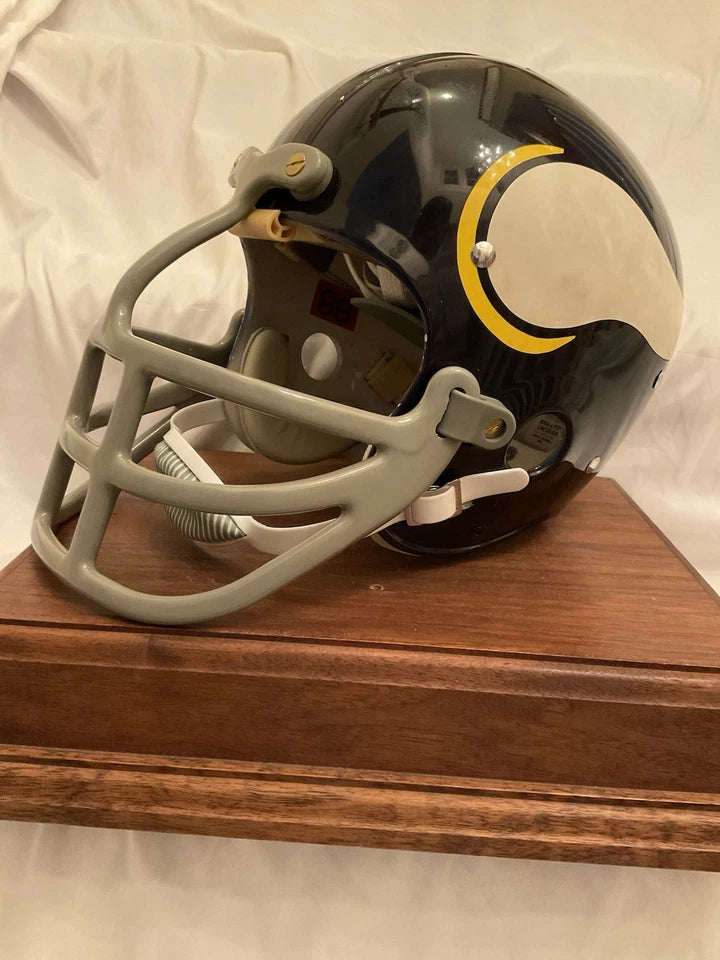 Original Riddell 1972 Minnesota Vikings Kra-Lite TK2 Game Football Helmet WESTBROOKSPORTSCARDS
