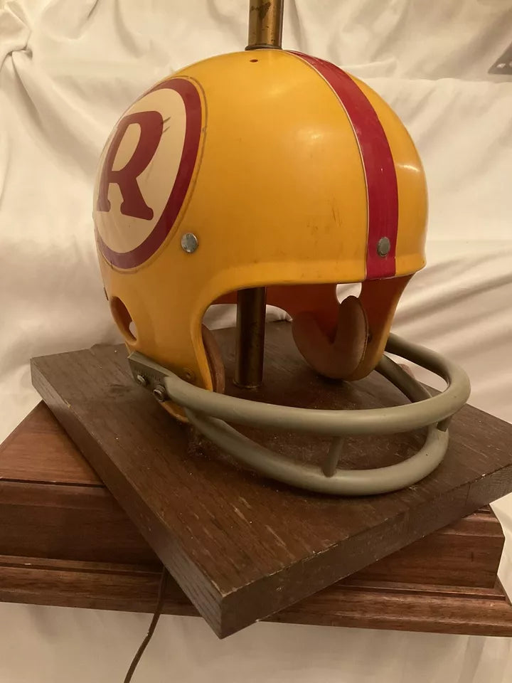 Vintage Original Riddell 1971 Washington Redskins Kra-Lite Football Helmet Lamp  WESTBROOKSPORTSCARDS   