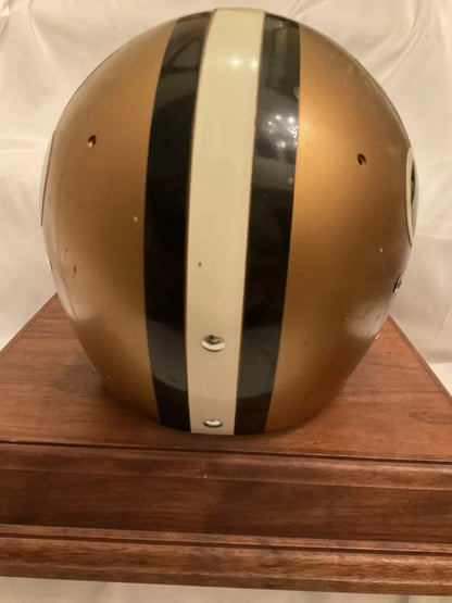 Authentic Riddell 1970s Kra-Lite New Orleans Saints Vintage Football Helmet WESTBROOKSPORTSCARDS