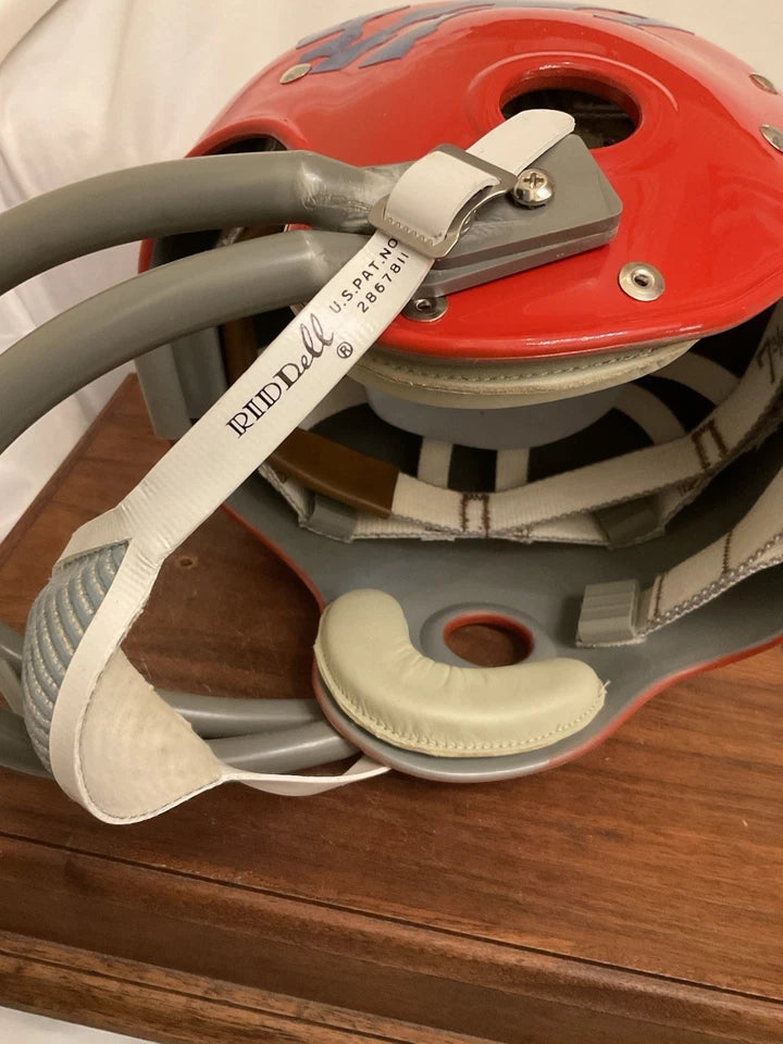 Riddell Kra-Lite RK2 Football Helmet 1962 Denver Broncos Blue Crazy Horse WESTBROOKSPORTSCARDS